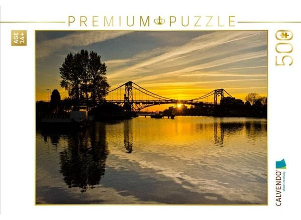 CALVENDO Puzzle Die Kaiser-Wilhelm-Brücke | 500 Teile Lege-Größe 48 × 36 cm Foto-Puzzle für Erwachsene