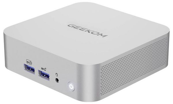 Produktbild: GEEKOM Mini PC A8 AMD Ryzen 7 8745HS 5.1 GHz 16 GB RAM 1 TB SSD AMD Radeon&trade; 610M Win 11 Pro A8-2