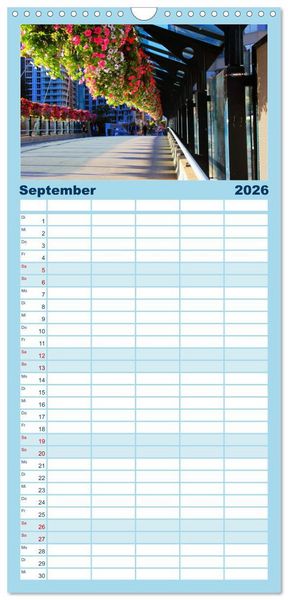 Produktbild: Familienplaner 2026 - Provinzhauptstadt Toronto mit 5 Spalten (Wandkalender, 21 x 45 cm) CALVENDO
