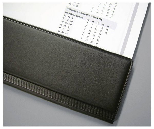 Produktbild: Sigel H6365 Schreibunterlage Wochenplan 2026, 2027 mit Schutzklappe Wei&szlig;, Schwarz (B x H) 59.5 cm x 41 cm 40 Blatt 1 St.