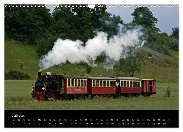 Produktbild: Mein Dampfbahnkalender 2026 (Wandkalender 2026 DIN A3 quer), CALVENDO Monatskalender