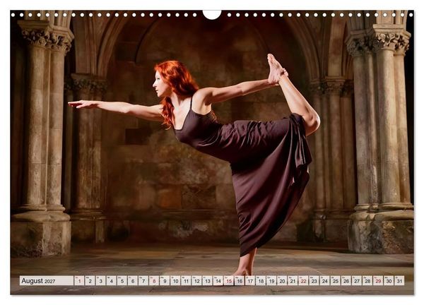 Produktbild: Dark Yoga &ndash; Heilige Stille im Schatten (Wandkalender 2027 DIN A3 quer), CALVENDO Monatskalender