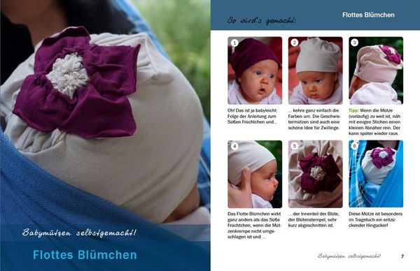 Produktbild: Babym&uuml;tzen selbstgemacht! 10 niedliche Modelle in je 10 Minuten, ganz einfach ohne N&auml;hen