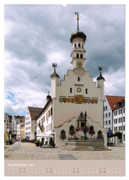 Produktbild: Malerische Allg&auml;u Impressionen. Alpen, Seen und Altst&auml;dte (hochwertiger Premium Wandkalender 2027 DIN A2 hoch), Kunstdruck in Hochglanz