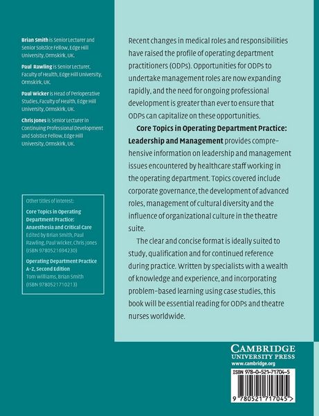 Produktbild: Core Topics in Operating Department Practice