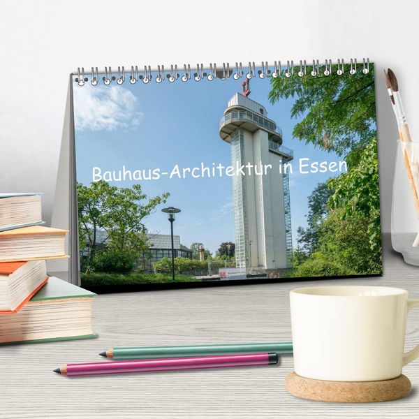 Produktbild: Bauhaus-Architektur in Essen (Tischkalender 2026 DIN A5 quer), CALVENDO Monatskalender