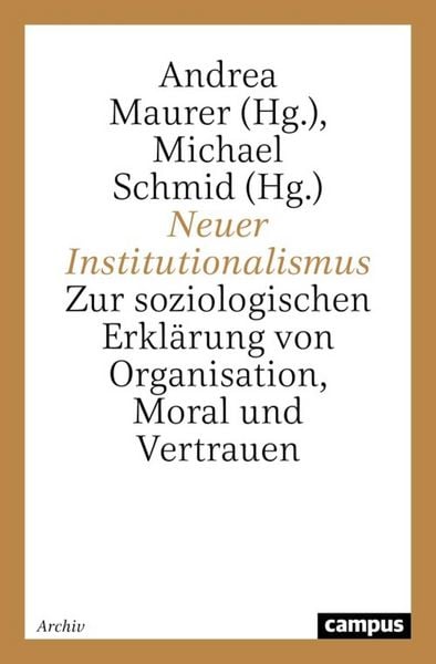 Produktbild: Neuer Institutionalismus