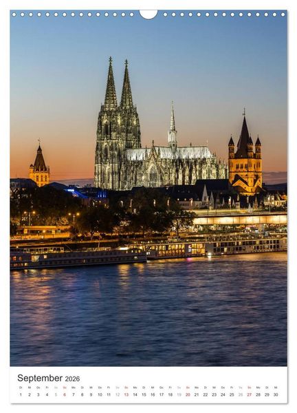 Produktbild: K&ouml;lner Dom - Blickwinkel auf ein Wahrzeichen (Wandkalender 2026 DIN A3 hoch), CALVENDO Monatskalender