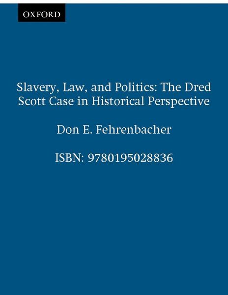Produktbild: Slavery, Law, and Politics