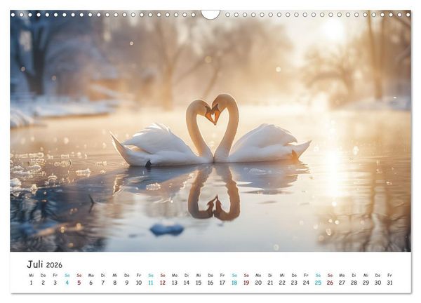 Produktbild: Die Melodie der Liebe (Wandkalender 2026 DIN A3 quer), CALVENDO Monatskalender