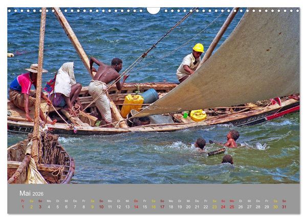 Produktbild: Lamu - Geheimtipp in Kenia (Wandkalender 2026 DIN A3 quer), CALVENDO Monatskalender