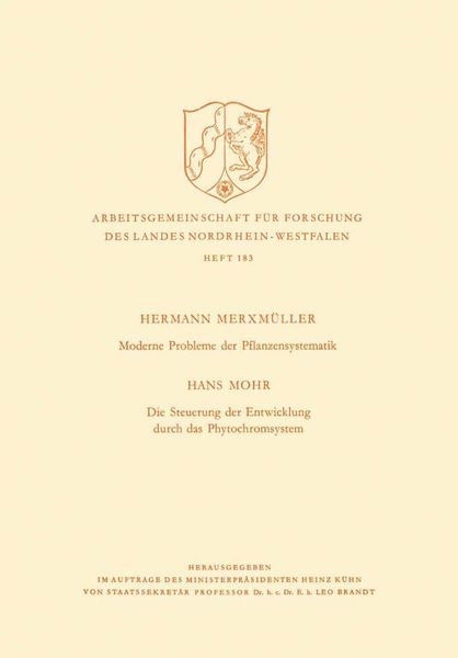 Produktbild: Moderne Probleme der Pflanzensystematik
