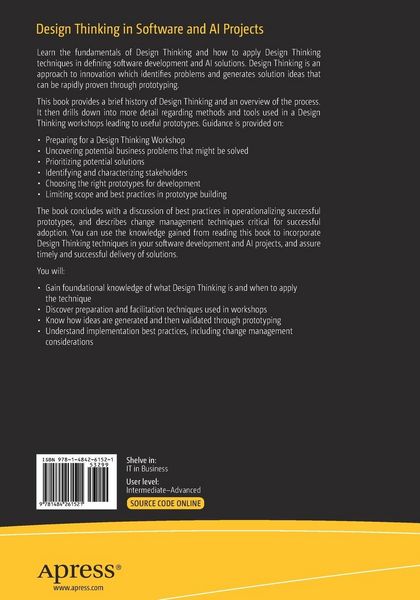 Produktbild: Design Thinking in Software and AI Projects