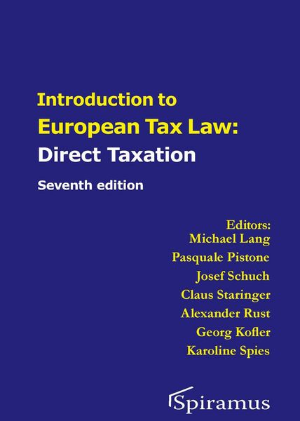 Produktbild: Introduction to European Tax Law on Direct Taxation