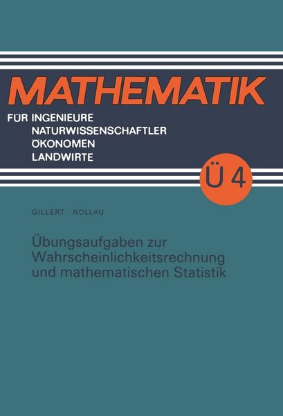 Produktbild: &Uuml;bungsaufgaben zur Wahrscheinlichkeitsrechnung und mathematischen Statistik