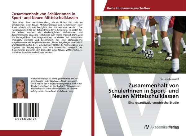 Produktbild: Zusammenhalt von Sch&uuml;lerInnen in Sport- und Neuen Mittelschulklassen