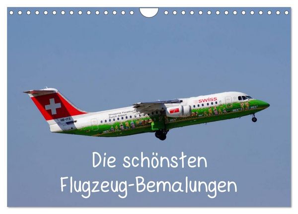 Produktbild: Die sch&ouml;nsten Flugzeug-Bemalungen (Wandkalender 2027 DIN A4 quer), CALVENDO Monatskalender