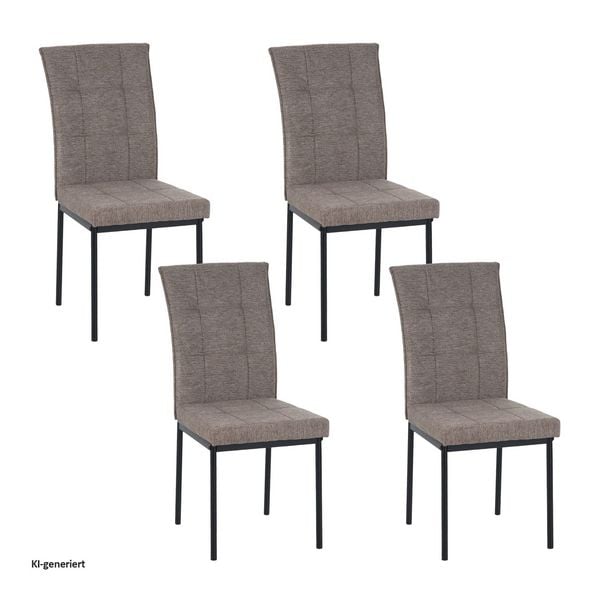 Produktbild: HTI-Living Stuhl Matthew Hellbraun 4er-Set Stuhl Matthew Hellbraun 4er-Set