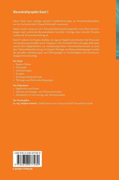 Produktbild: Wasserkraftprojekte Band II