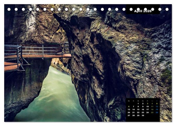 Produktbild: WANDERN &uuml;ber Stock und Stein in der Schweiz (Tischkalender 2026 DIN A5 quer), CALVENDO Monatskalender