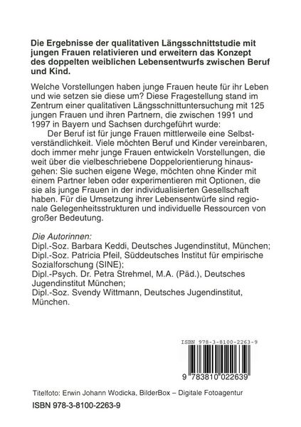 Produktbild: Lebensthemen junger Frauen &mdash; die andere Vielfalt weiblicher Lebensentw&uuml;rfe