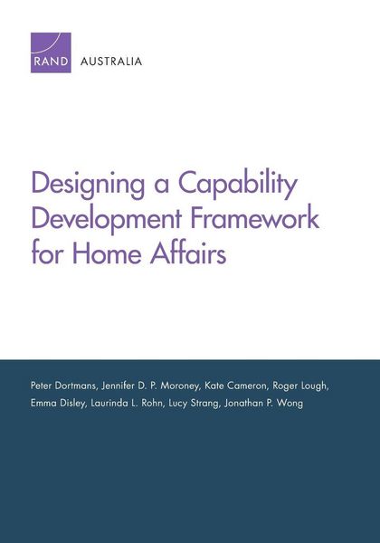 Produktbild: Designing a Capability Development Framework for Home Affairs