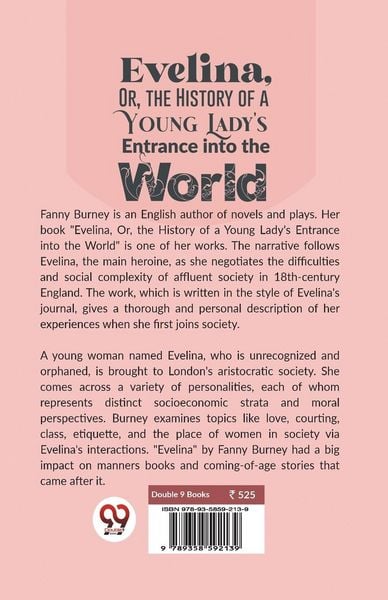 Produktbild: Evelina, Or, The History Of A Young Lady's Entrance Into The World