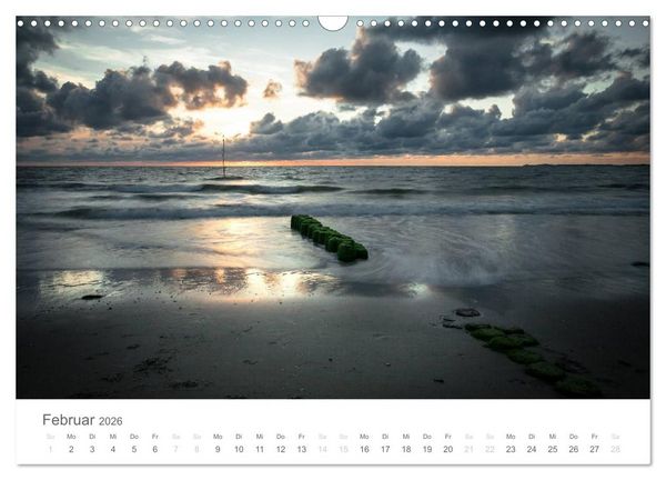 Produktbild: Amrum - Nordseeinsel im Wechsel der Gezeiten (Wandkalender 2026 DIN A3 quer), CALVENDO Monatskalender