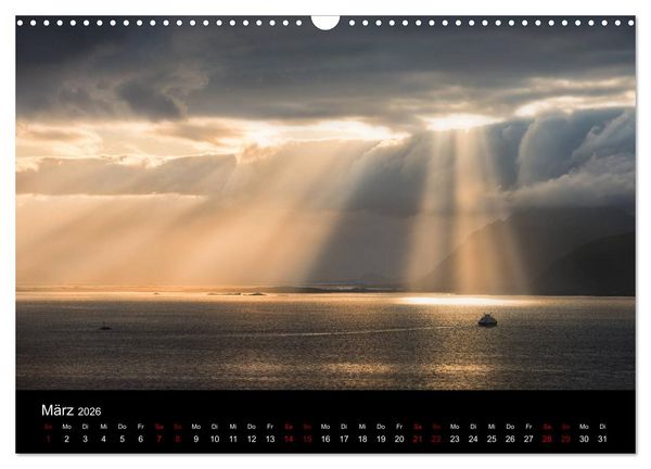 Produktbild: Lofoten - Inseln im Nordmeer (Wandkalender 2026 DIN A3 quer), CALVENDO Monatskalender
