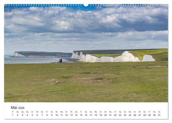 Produktbild: Eastbourne an Englands S&uuml;dk&uuml;ste (hochwertiger Premium Wandkalender 2026 DIN A2 quer), Kunstdruck in Hochglanz