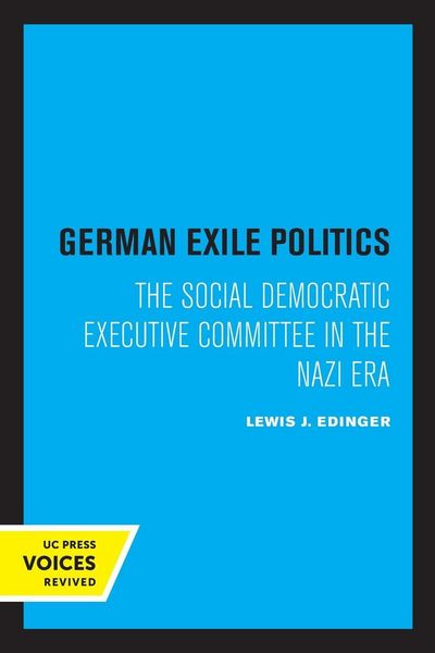 Produktbild: German Exile Politics