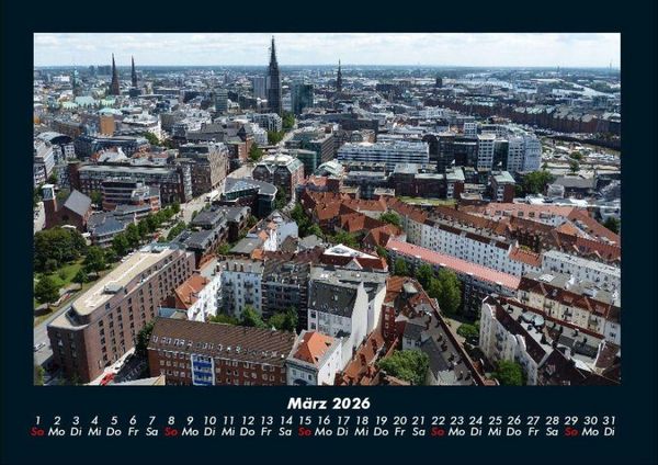 Produktbild: Hamburg 2026 Fotokalender DIN A4