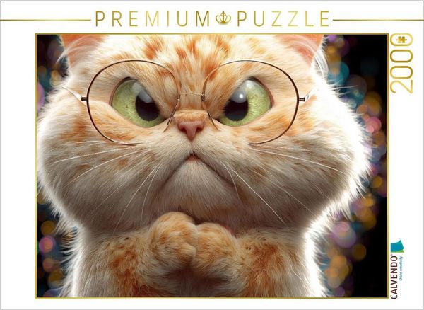 CALVENDO Puzzle Ein Motiv aus dem Kalender Katzenhumor im Blick | 2000 Teile Lege-Größe 90x67cm Foto-Puzzle für glückliche Stunden, Sonstige von ,