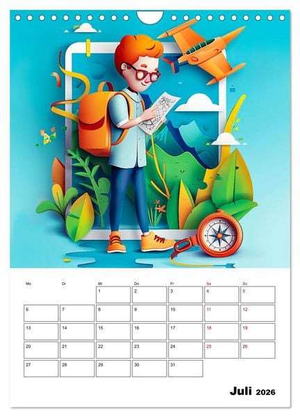 Produktbild: Traumjobs von Morgen - Der Zukunfts-Planer f&uuml;r gro&szlig;e Tr&auml;ume (Wandkalender 2026 DIN A4 hoch), CALVENDO Monatskalender
