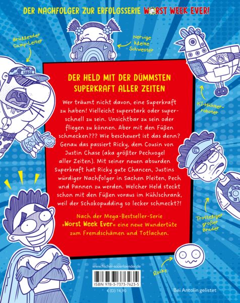 Produktbild: Worst Hero Ever - F&uuml;&szlig;e voraus