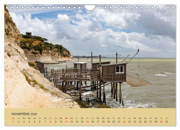 Produktbild: Charente-Maritime vacances sur la c&ocirc;te atlantique (Calendrier mural 2026 DIN A4 vertical), CALVENDO calendrier mensuel