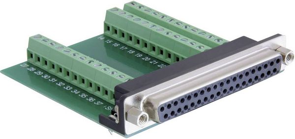 Produktbild: Delock 65319 65319 D-SUB Buchsenleiste 180 &deg; Polzahl: 37, 39 1 St.