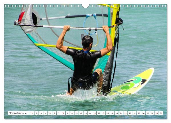 Produktbild: Spektakul&auml;res Wellen- und Windsurfen (Wandkalender 2026 DIN A3 quer), CALVENDO Monatskalender