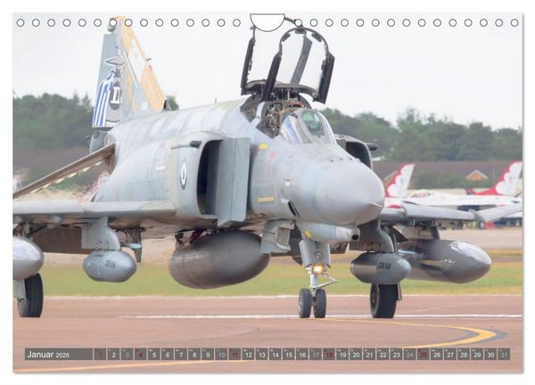 Produktbild: Milit&auml;rjets am Boden (Wandkalender 2026 DIN A4 quer), CALVENDO Monatskalender