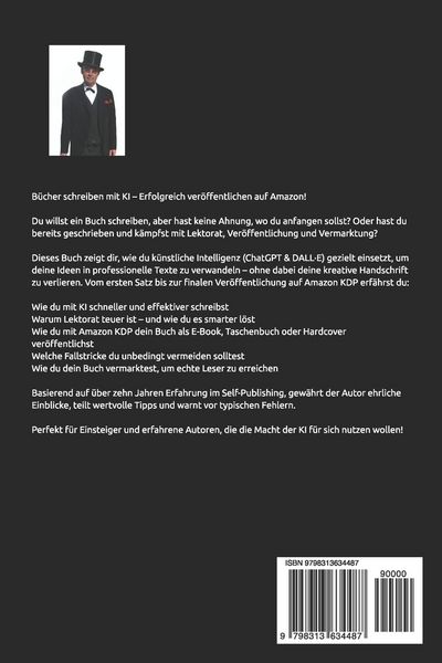Produktbild: Ich schreibe meine B&uuml;cher mithilfe k&uuml;nstlicher Intelligenz und ver&ouml;ffentliche sie &uuml;ber Amazon