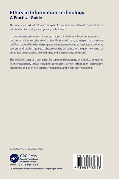 Produktbild: Ethics in Information Technology