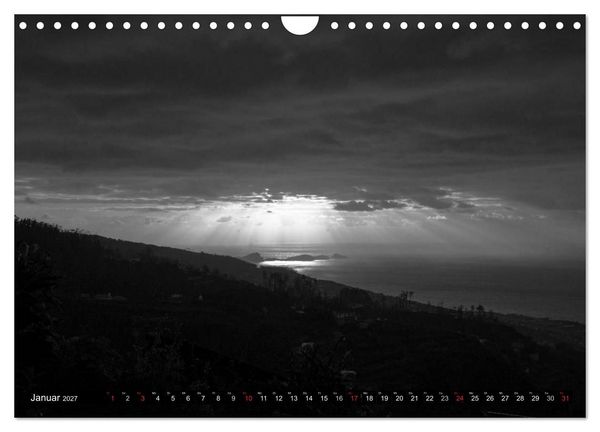 Produktbild: Stille Momente in Schwarz-Weiss (Wandkalender 2027 DIN A4 quer), CALVENDO Monatskalender