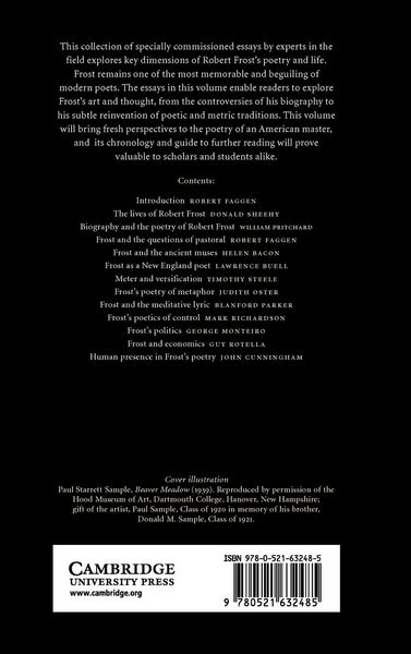 Produktbild: The Cambridge Companion to Robert Frost