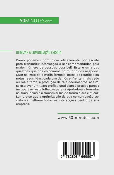Produktbild: Otimizar a comunica&ccedil;&atilde;o escrita