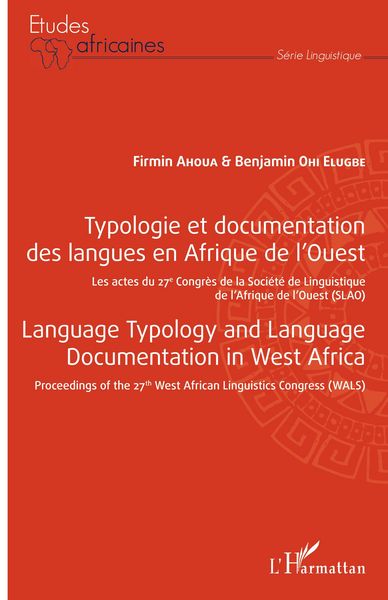 Produktbild: Typologie et documentation des langues en Afrique de l'Ouest