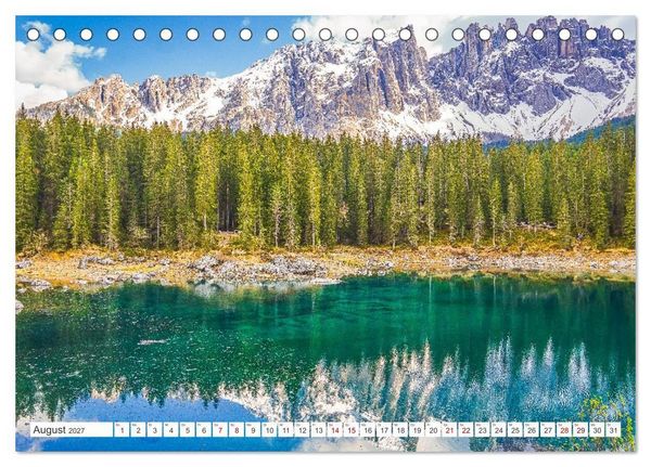 Produktbild: Naturlandschaften - Meisterwerke zwischen Himmel und Erde (Tischkalender 2027 DIN A5 quer), CALVENDO Monatskalender