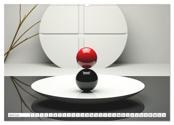 Produktbild: Zen (hochwertiger Premium Wandkalender 2026 DIN A2 quer), Kunstdruck in Hochglanz