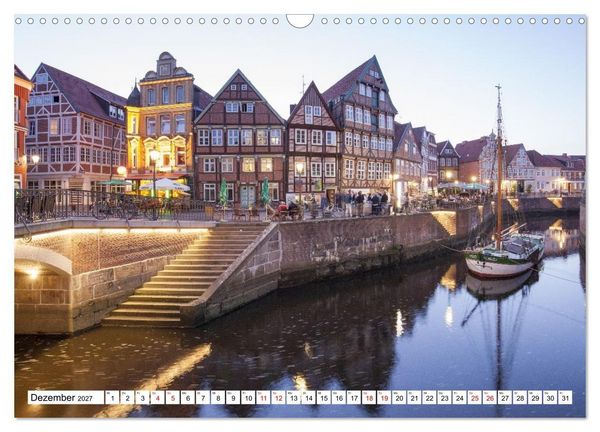 Produktbild: Elbetal Nord - Radland Deutschland (Wandkalender 2027 DIN A3 quer), CALVENDO Monatskalender