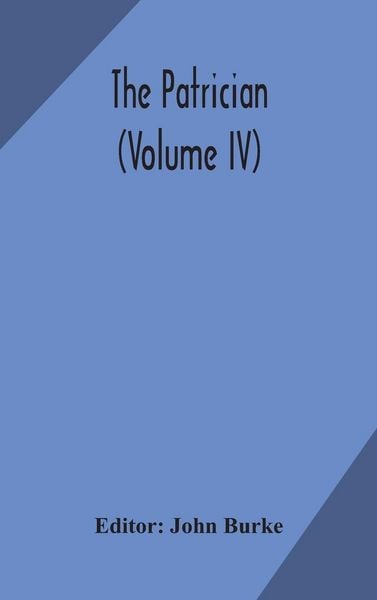 Produktbild: The Patrician (Volume Iv)