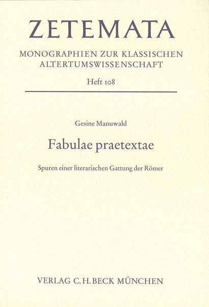 Produktbild: Fabulae Praetextae